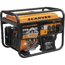 Электрогенератор бензиновый Carver PPG-6500E, 5.5 кВт, 74 дБ, 86 кг