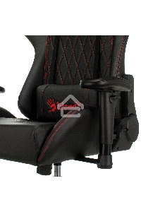 Кресло игровое A4Tech Bloody GC-800 черный ромбик эко.кожа крестовина