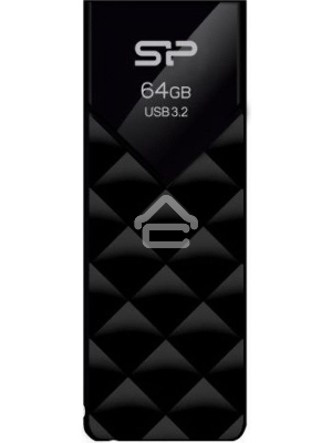 Флеш диск 64Gb Silicon Power Blaze B03, USB 3.2, Черный