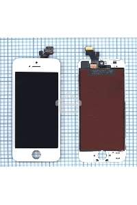 Дисплей для iPhone 5 в сборе с тачскрином (LT) белый