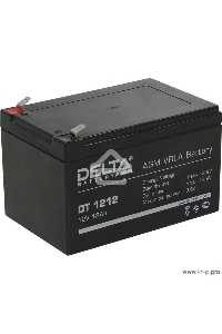 Батарея Delta DT 1212 (12V, 12Ah)