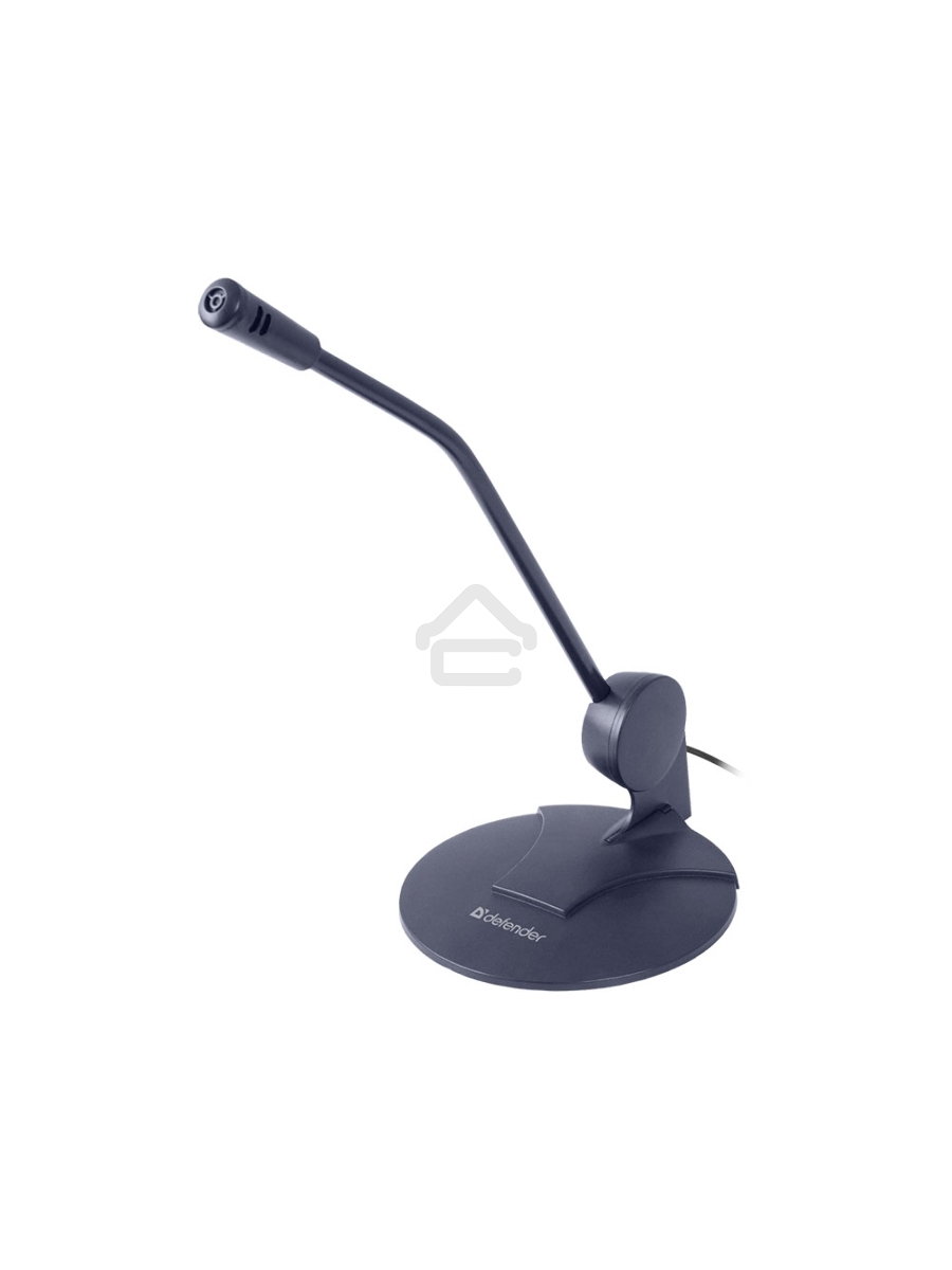 Микрофон Defender MIC-117 черный, кабель 1.8 м