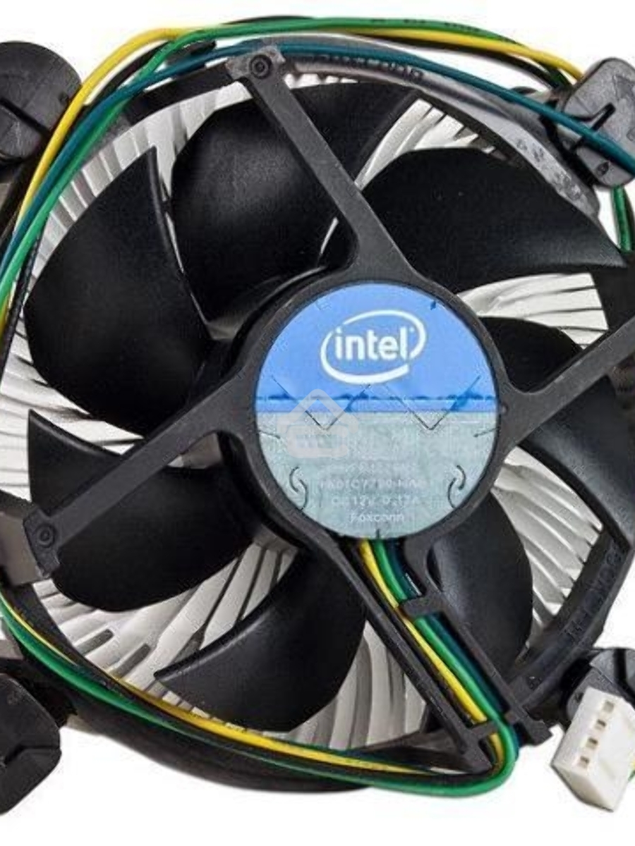 Кулер Intel E97379серебристый/черный 90мм алюминий 2500rpm 27db 4-pin 73W 58мм