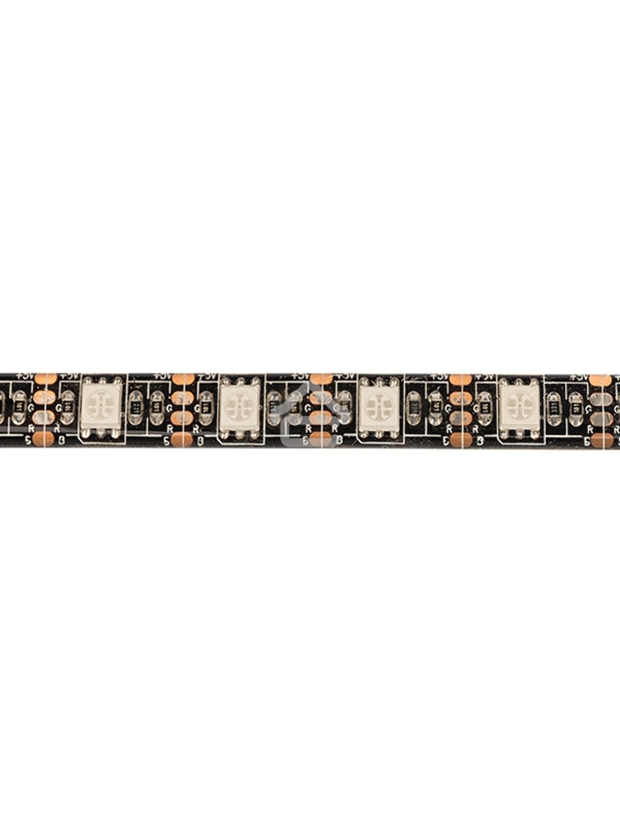 Лента LED с USB коннектором 5 В, 10 мм, IP65, SMD 5050, 60 LED/m, цвет свечения RGB