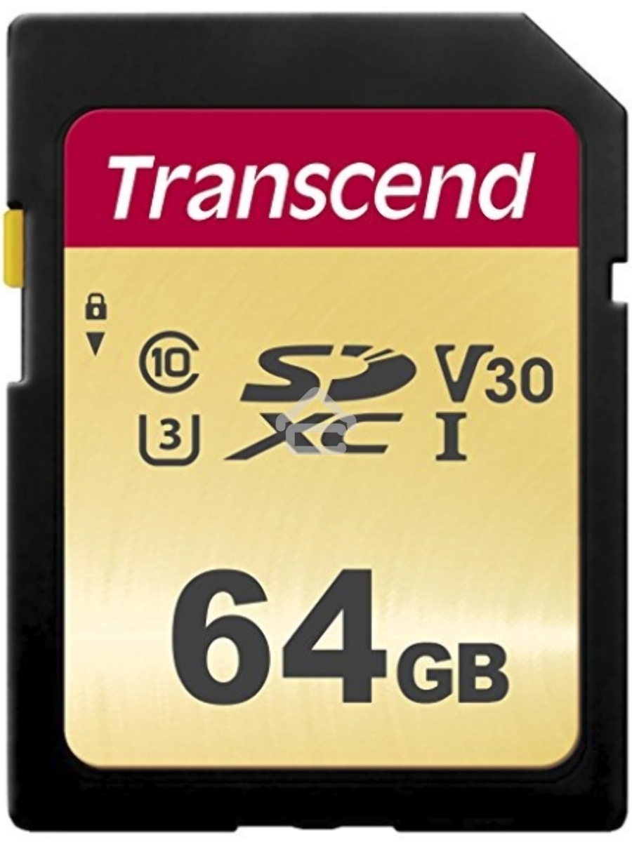 Флеш карта SD 64GB Transcend SDХC UHS-I U3, MLC