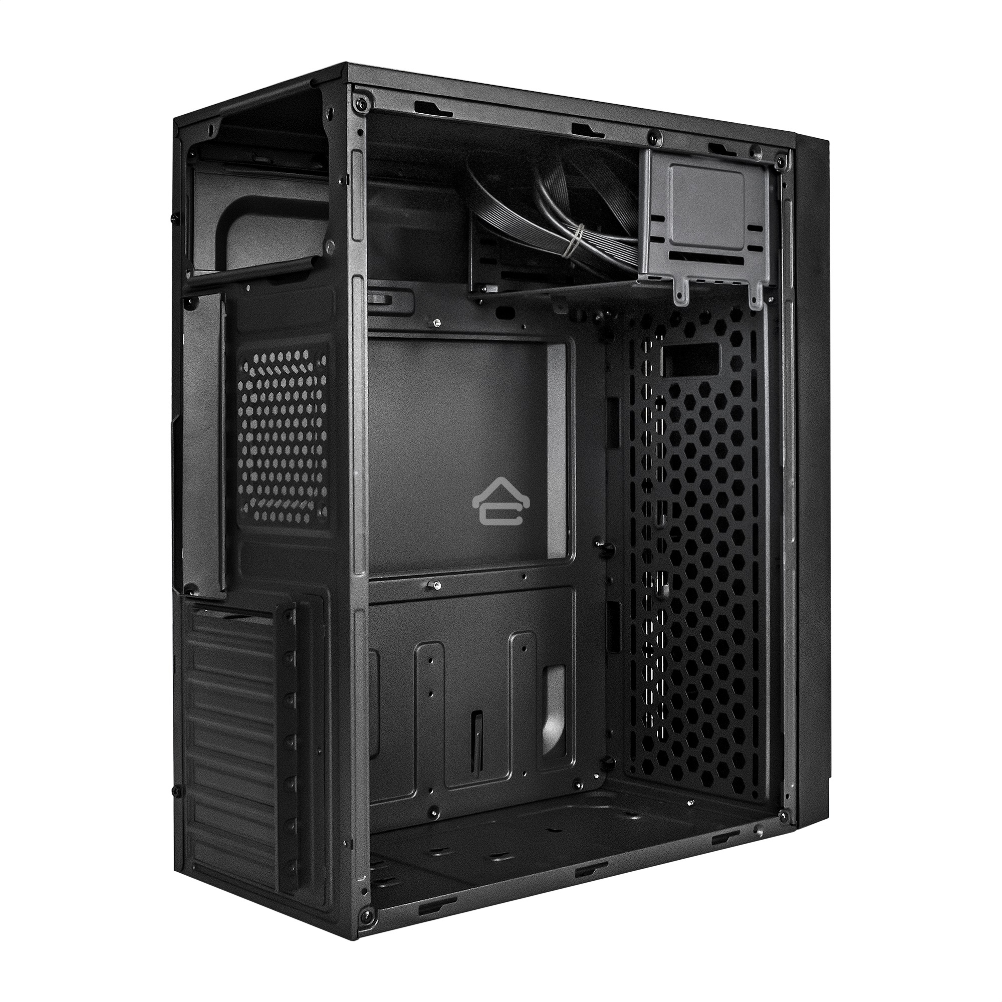 Компьютерный корпус Miditower ExeGate AA-442U2-AA450 (ATX, AA450 8 см, 1хUSB+2хUSB 3.0, аудио, черный)