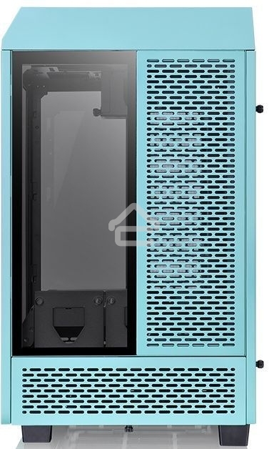 Компьютерный корпус Thermaltake The Tower 100 Turquoise черный без БП miniITX 1x120мм 3x140мм 2xUSB 3.0 audio bott PSU