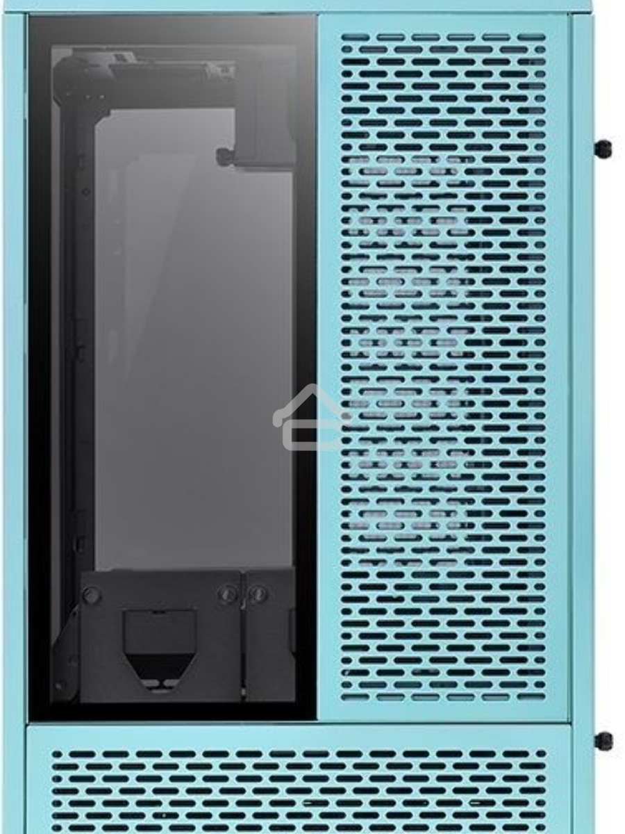 Корпус Thermaltake The Tower 100 Turquoise черный без БП miniITX 1x120mm 3x140mm 2xUSB3.0 audio bott PSU