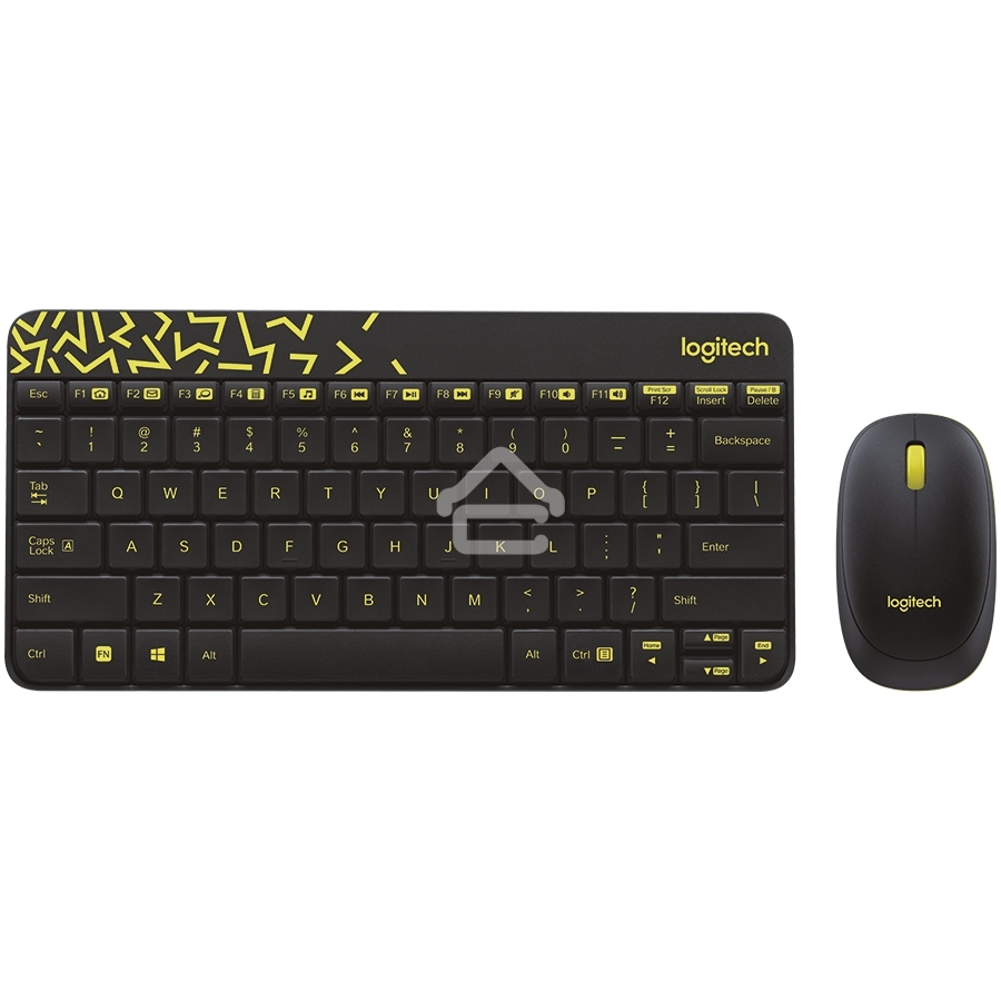 Клавиатура + мышь Logitech Wireless Desktop MK240 Nano Black Retail Combo