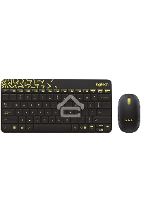 Клавиатура + мышь Logitech Wireless Desktop MK240 Nano Black Retail Combo