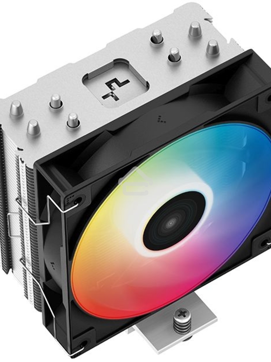 Кулер для процессора DEEPCOOL AG400 LED черный, 120 мм, алюминий/медь, 2000 об/мин, 31.6 дБ, 4 pin, 220 Вт, 150 мм