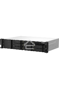 Сетевое хранилище SMB QNAP TS-873AeU-RP-4G NAS 8 HDD trays, 2x 2.5 GbE. 64-bit 4-core AMD V1500B 2,2 GHz, 4 GB. RAM (1*4 GB) up to 32GB (2*16 GB), 2 x M2 2280 (PCIe Gen3 x 1), 2xPSU W/o rail kit RAIL-B02