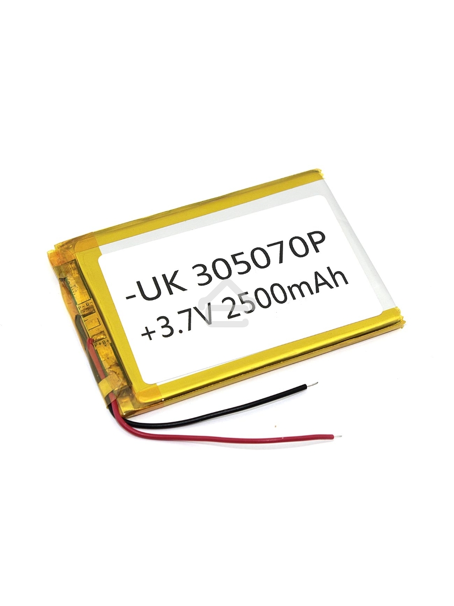 Аккумулятор Li-Pol (батарея) 3*50*70мм 2pin 3.7V/2500mAh