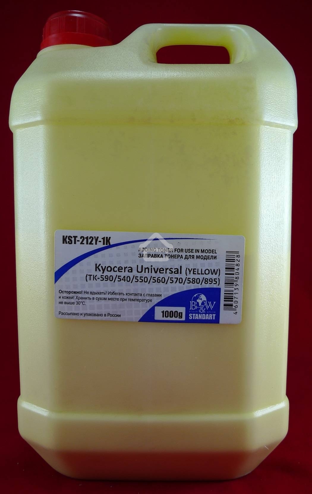 Тонер Kyocera Universal (TK-590/540/550/560/570/580/895) yellow (кан. 1кг) B&W Standart (Tomoegawa) фас России