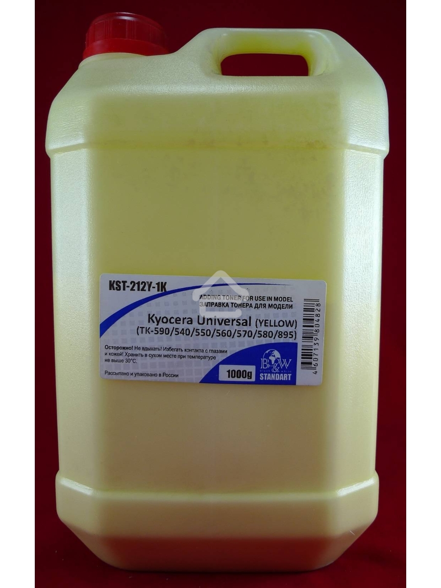 Тонер Kyocera Universal (TK-590/540/550/560/570/580/895) yellow (кан. 1кг) B&W Standart (Tomoegawa) фас России