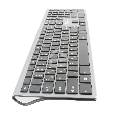 Клавиатура беспроводная Gembird KBW-1, USB, серебристый