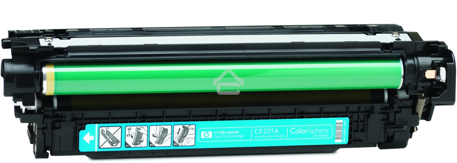 Картридж лазерный HP CE251A голубой для CLJ CM3530/CP3525 7000стр.
