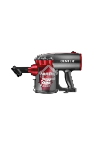 Пылесос вертикальный Centek CT-2561 красный/черный, питание от сети, 150 Вт, уборка сухая, пылесборник 0.5 л