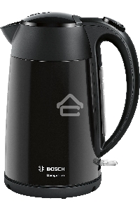 Чайник электрический Bosch TWK3P423 1.7л. 2400Вт черный (корпус: нержавеющая сталь)