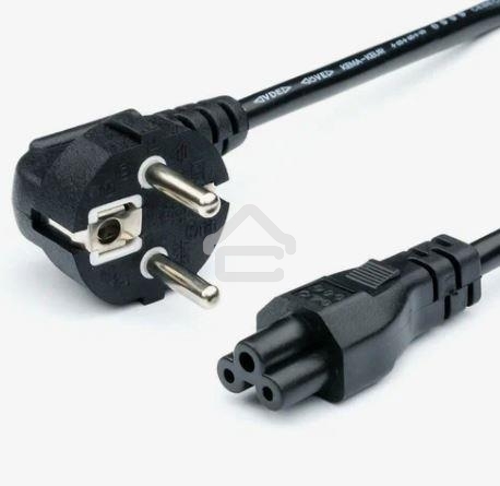 Кабель питания GoPower евровилка CEE 7/7-IEC 320 C5 1.8м ПВХ 0.75мм черный (1/10/160)