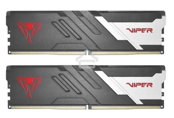 Оперативная память Patriot Viper Venom, DDR5, 64GB (2x32GB), 6400MHz, CL32, DIMM, с радиатором, черный