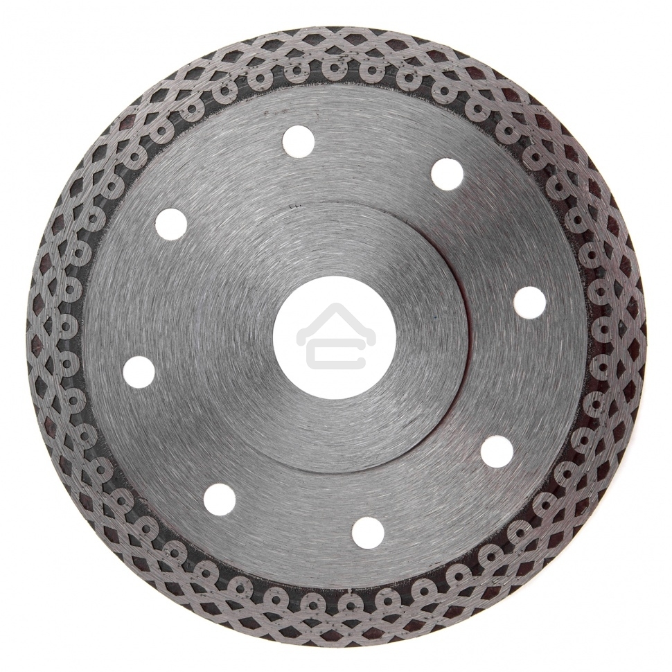 Диск алмазный Gross ф115х22,2мм, тонкий, сплошной (Jaguar), мокрое резание