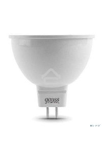 Лампа GAUSS LED Elementary 13526 MR16 GU5.3 5.5W 4100К  1/10/100