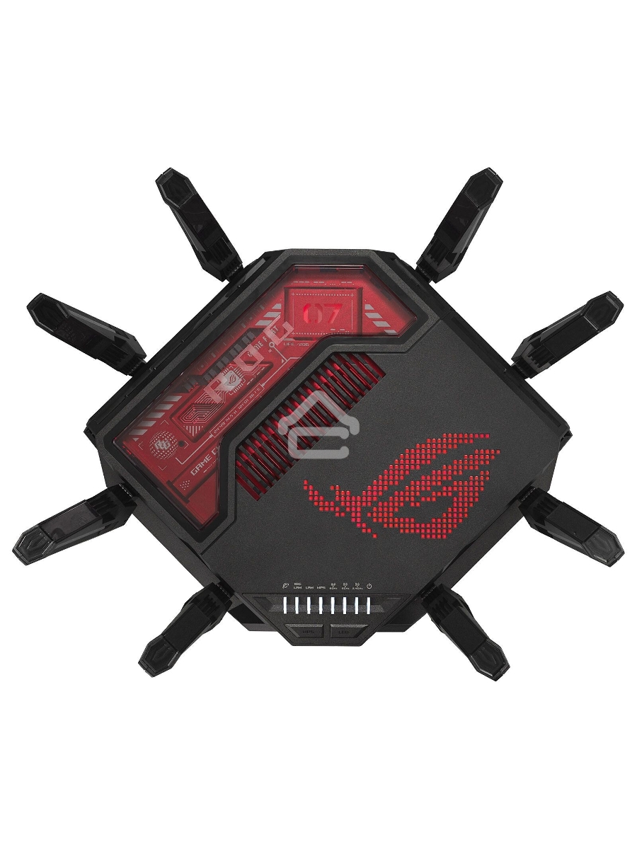 Маршрутизатор ASUS GT-BE19000, черный/красный, 90IG0850-MO9A0V