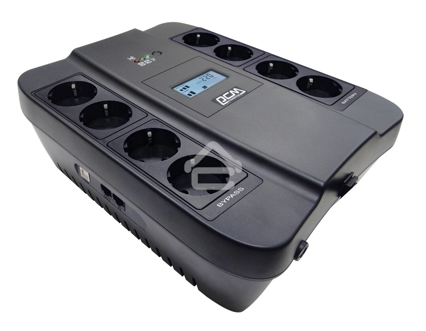 Источник бесперебойного питания Powercom Spider SPD-750U LCD 450Вт 750ВА черный