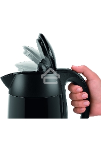 Чайник электрический Bosch TWK3P423 1.7л. 2400Вт черный (корпус: нержавеющая сталь)
