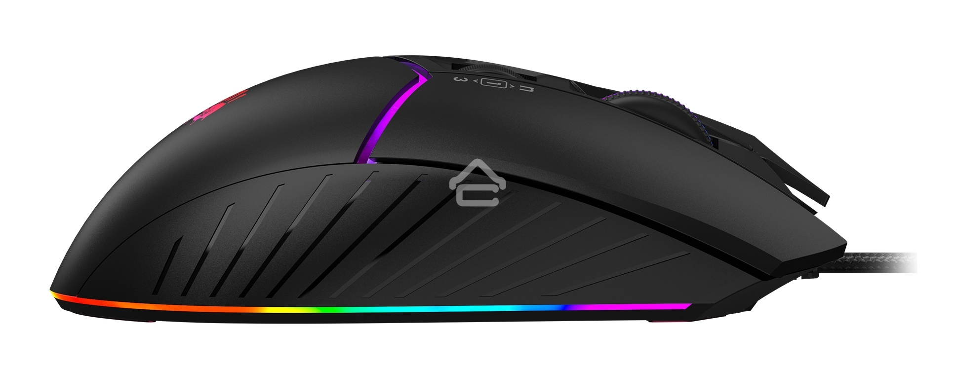 Мышь проводная A4Tech Bloody W95 Max черный, 12000 dpi, USB, кнопки - 10