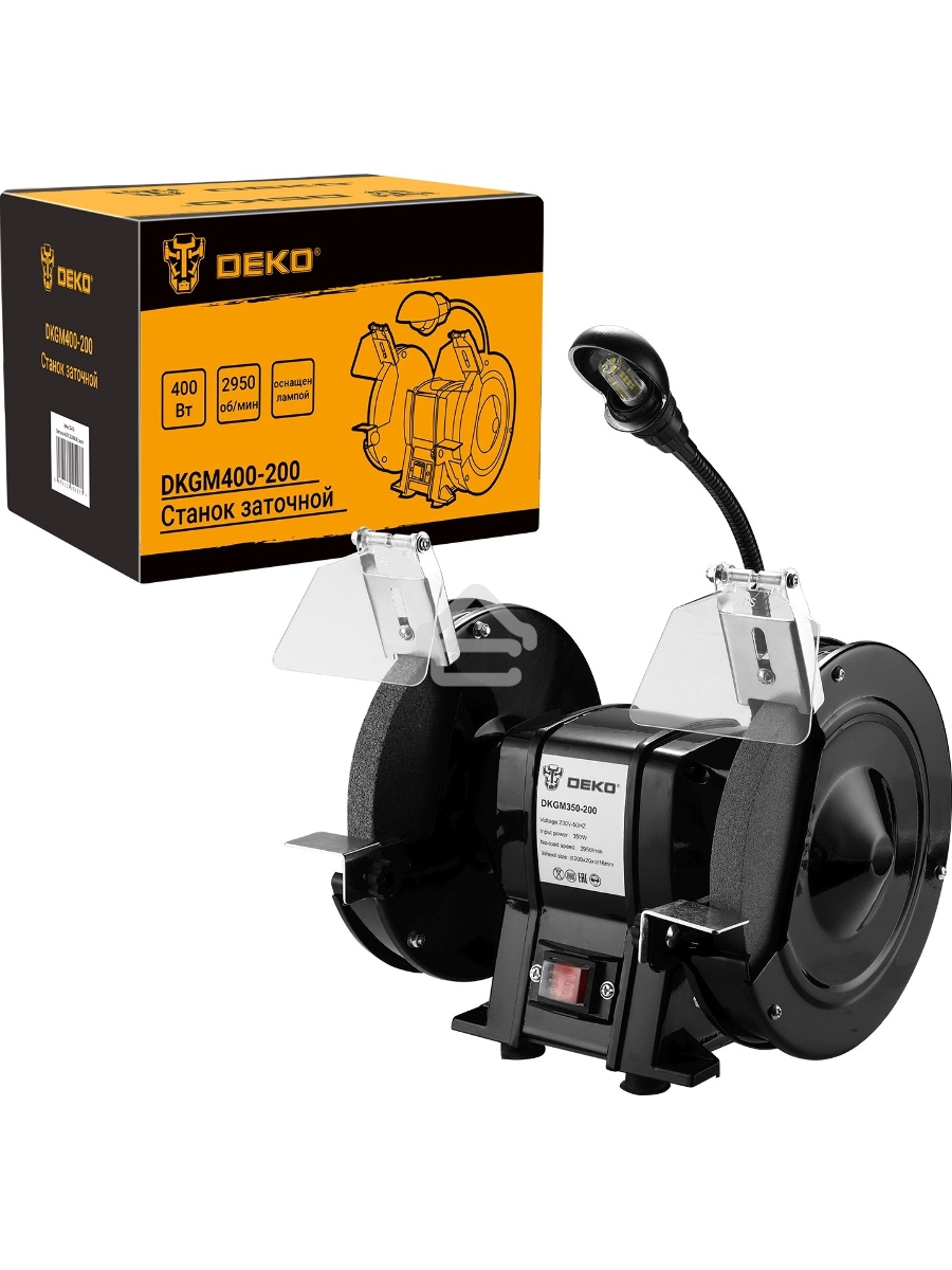 Станок заточной Deko DKGM400-200 400W (063-4324)