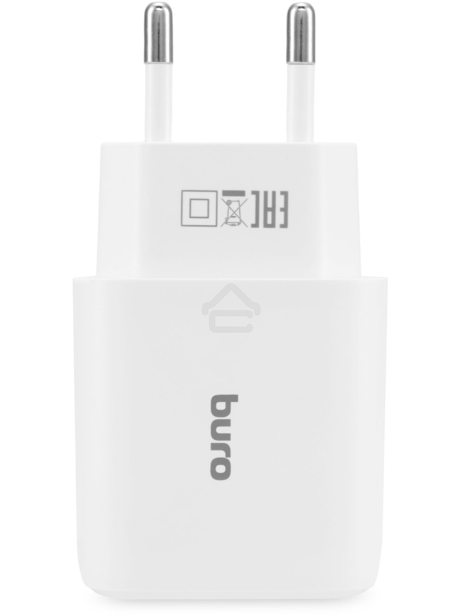 Сетевое зарядное устройство Buro BUWH1 15.5W 3.1A 2xUSB универсальное белый
