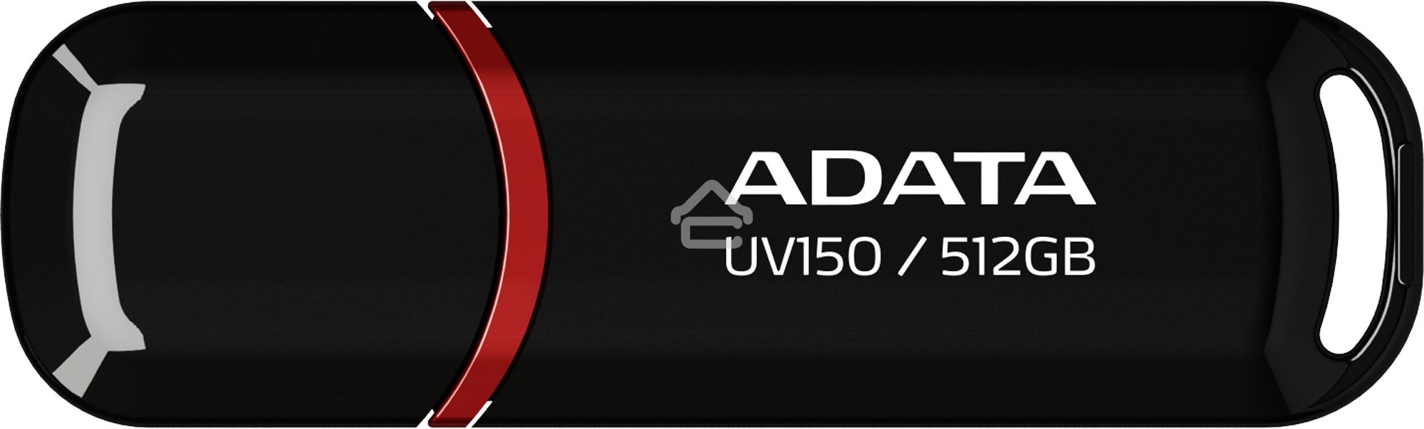 Флешка USB R/W 512GB A-DATA UV150, USB 3.2, Черный