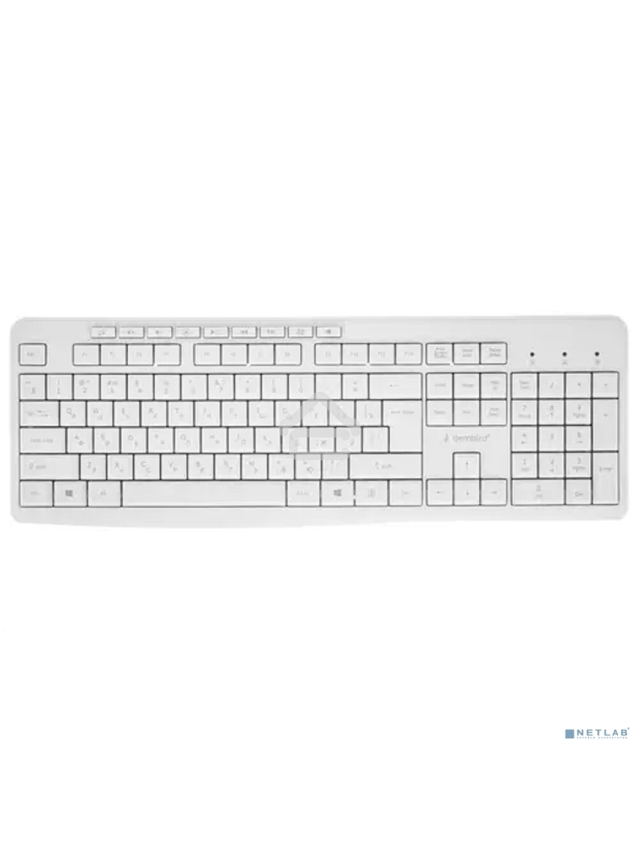 Клавиатура Gembird KB-8430M проводная, USB, белый