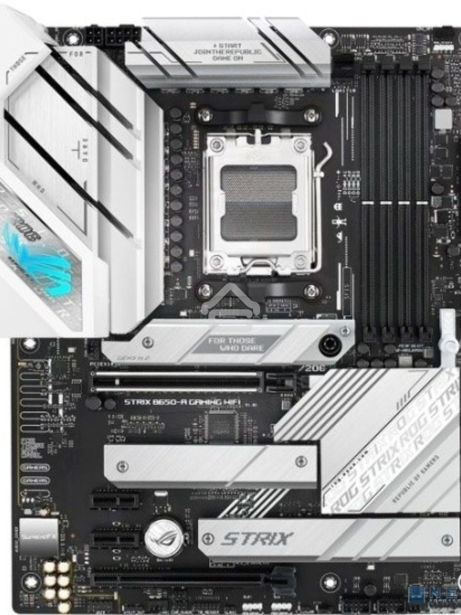 Материнская плата ASUS ROG STRIX B650-A GAMING WIFI, AM5, AMD B650, 4xDDR5, 4xSATA, 3xM.2, 1xPCIe 4.0 x16, 1xPCIe 4.0 x4, 1xHDMI, 1xDP, 1x 2.5Gb LAN, 3xUSB-A 3.2 Gen 2, 4xUSB 2.0, 5x3.5 мм, 7.1, Standard-ATX