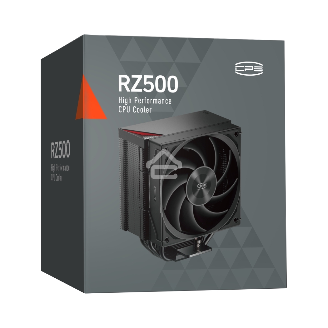 Кулер для процессора PCCooler RZ500 черный 120мм алюминий+медь 2200rpm 32db 4-pin 250W 155мм