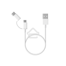 USB-кабель Xiaomi Mi 2-in-1 USB Cable Micro-USB to Type-C (30cm)