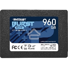 Накопитель SSD Patriot Burst Elite, 960Gb, SATA, 2.5