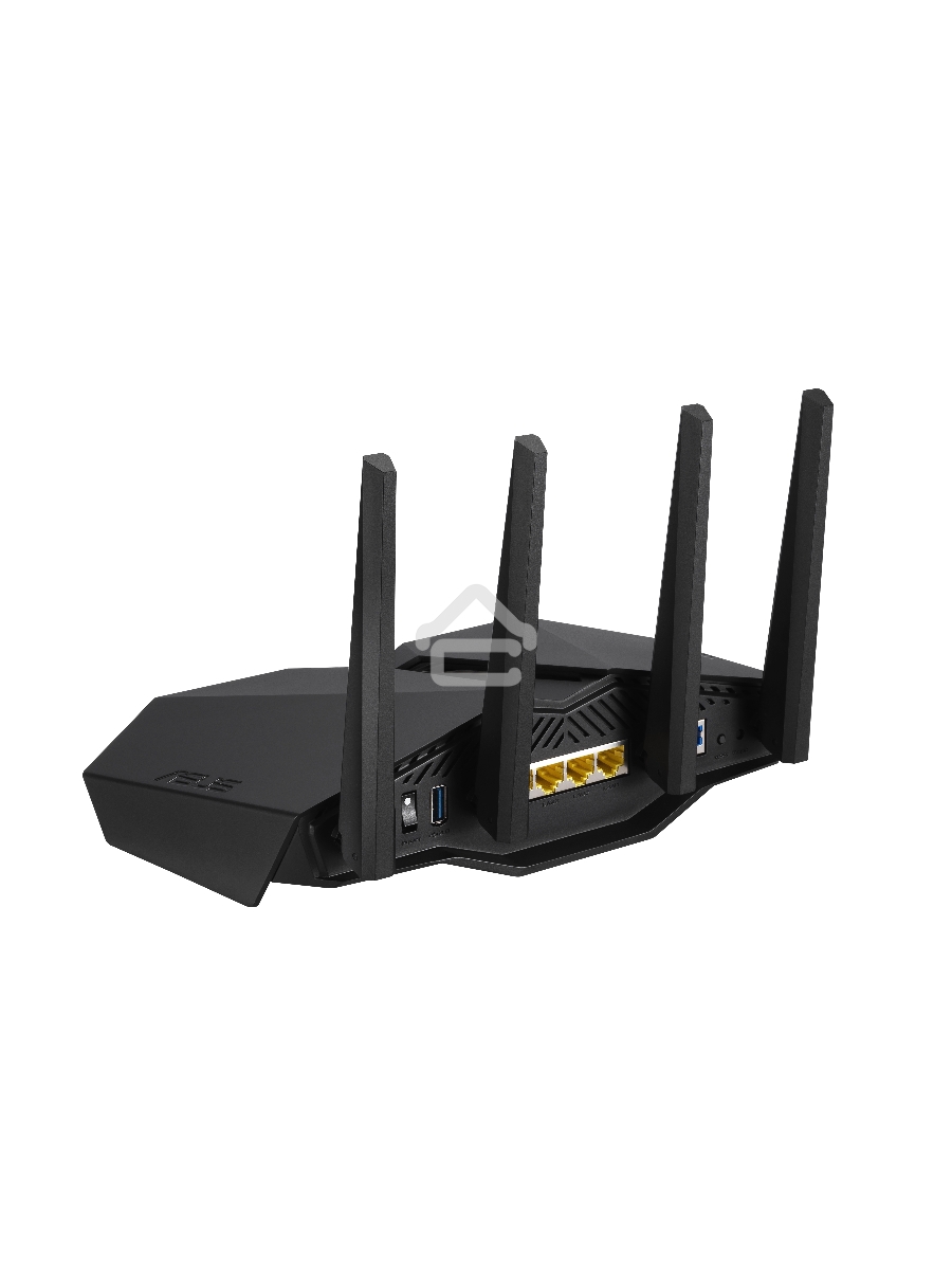 Роутер ASUS RT-AX82U роутер 802.11b/g/n/ac/ax, до 574 + 4804Мбит/c, 2,4 + 5 гГц, 4 антенны, USB, GBT LAN ; 90IG05G0-MO3R10
