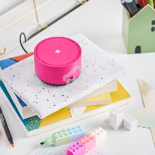 Умная колонка Яндекс Станция Лайт, 5Вт, с голосовым ассистентом Алиса, фламинго/розовый (YNDX-00025N)