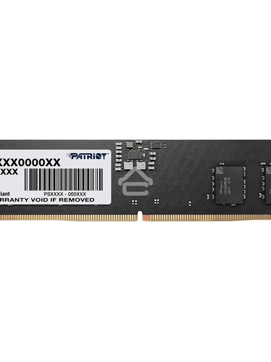 Оперативная память Patriot Signature, DDR5, 8GB (1x8 GB), 4800 MHz, CL40, DIMM