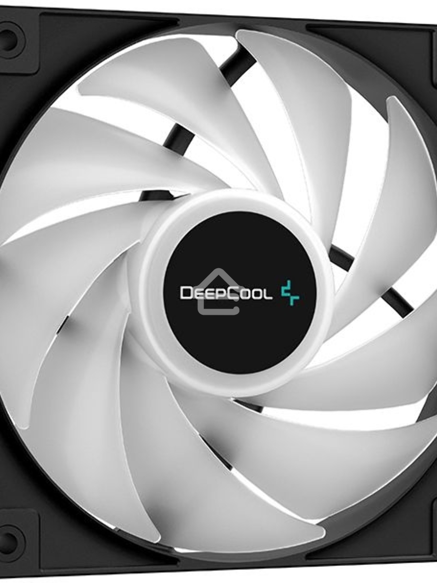 Кулер для процессора DEEPCOOL AG400 LED черный, 120 мм, алюминий/медь, 2000 об/мин, 31.6 дБ, 4 pin, 220 Вт, 150 мм