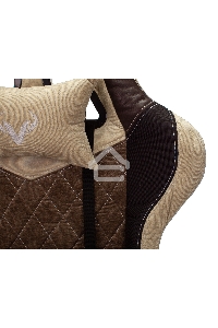 Кресло игровое Бюрократ VIKING 7 KNIGHT BR FABRIC коричневый текстиль/эко.кожа крестовина металл/пластик