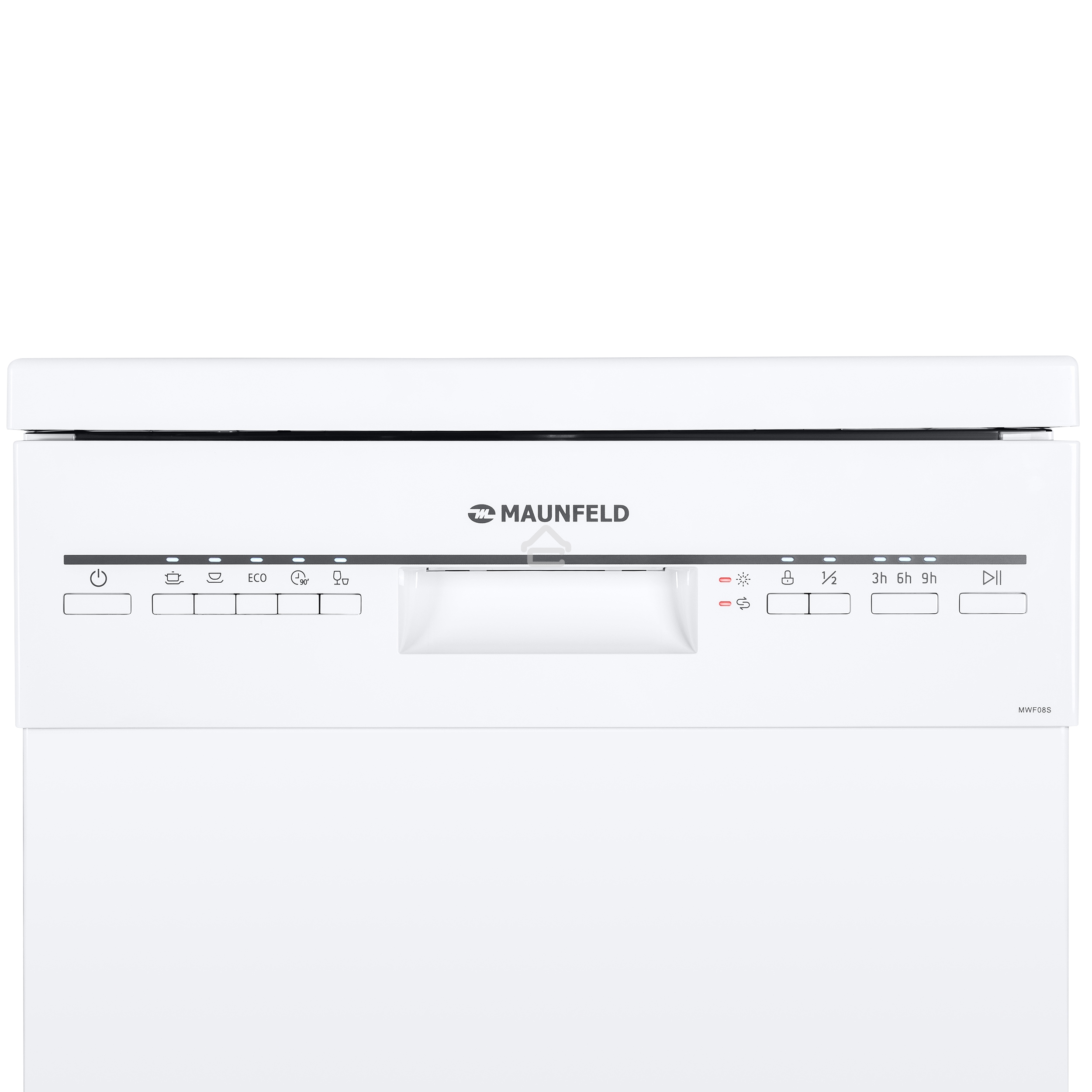 Посудомоечная машина Maunfeld MWF08S, белый, 44.8 см, 9 компл., 49 дБ, класс A+