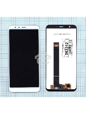 Дисплей для Meizu M8c белый