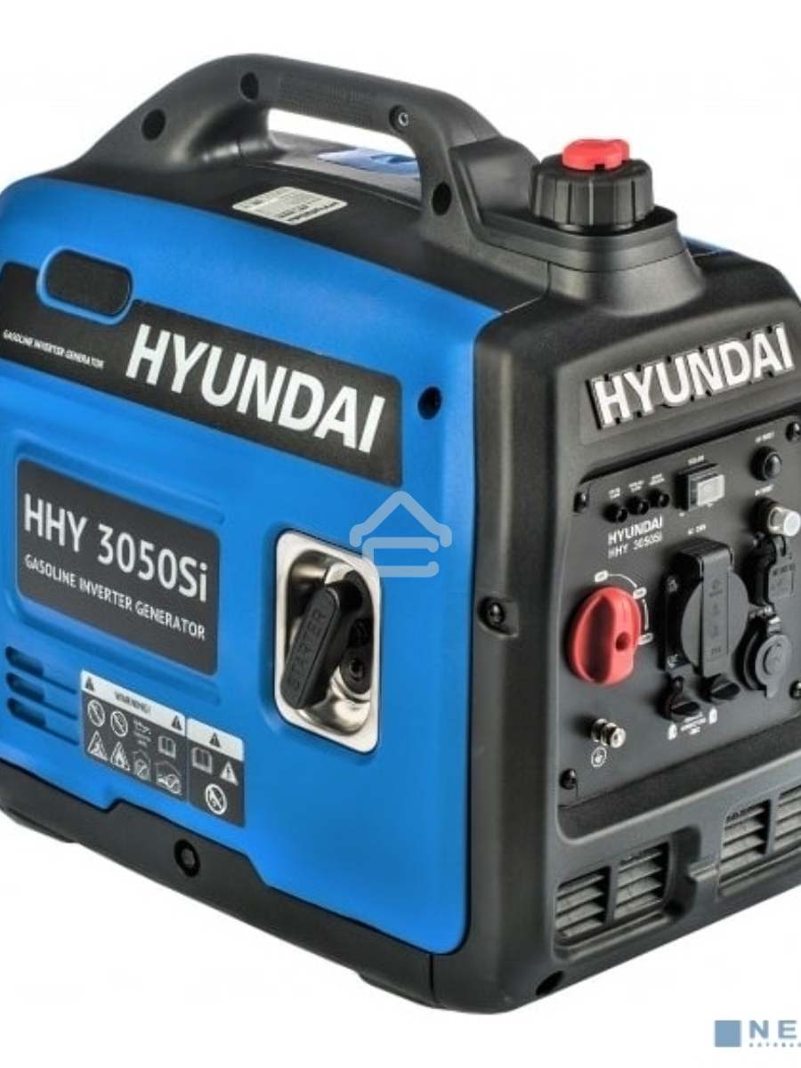 Электрогенератор бензиновый инверторный Hyundai HHY 3050Si, 3.3 кВт, 59 дБ, 22 кг