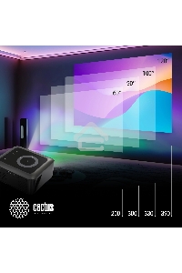 Проектор Cactus CS-PRE.08B.WXGA LCD 1500Lm LS 150Lm ANSI (1280x720) 1000:1 ресурс лампы:30000часов 1xUSB typeA 1xHDMI 0.5кг