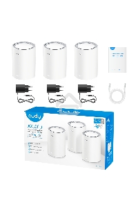 Wi-Fi Mesh-система/ AX3000 Wi-Fi 6 Mesh 2.5G Solution 3-Pack, Dual-Band,  Chipset MT7981BA+MT7976CN+RTL8221B, 802.11ax/ac/a/b/g/n,  2402Mbps at 5GHz + 574Mbps at 2.4GHz,  2.5G WAN+GE LAN, 5 internal antennas,  MU-MIMO, DDNS, Zerotier/Wireguard/OpenVPN/IPS