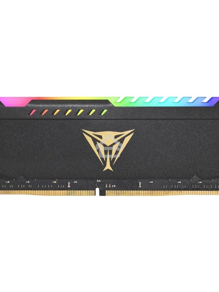 Оперативная память Patriot Viper Steel, DDR4, 8GB (1x8GB), 3200MHz, CL18, DIMM, с радиатором, RGB, черный